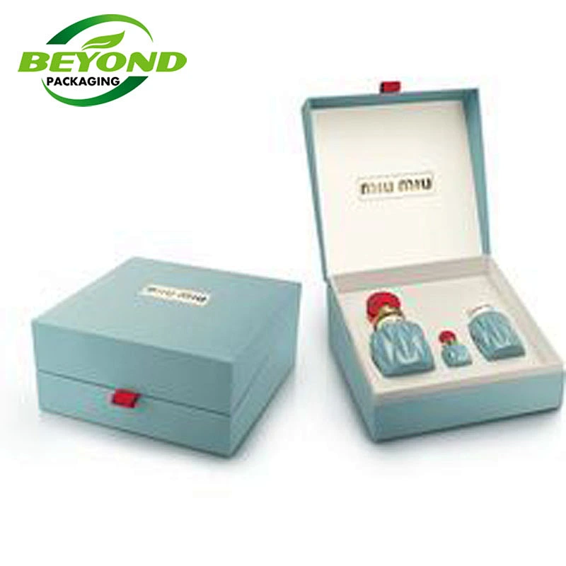 Custom Logo Cardboard Magnetic Paper Packaging Essential Oil Bottle Cosmetic Gift Box with Magnet Closure