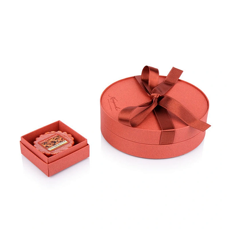 Food Grade High Quality Custom Printed Round Shape Luxury Paper Box For Mooncake Chocolate Cake Box