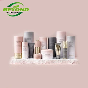 Luxury Customized Cosmetic Product Cylinder Paper Tube Roll Edge For Essential Oil Lipstick Lip Gross Bottle Packaging