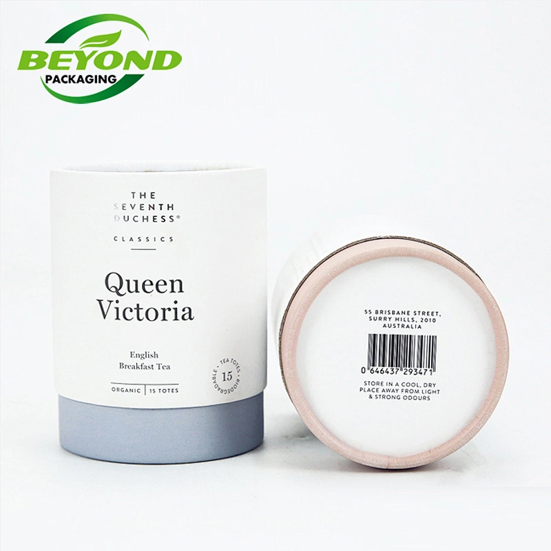 Customized Round Recycled Cylinder Luxury Candle Packaging Boxes Gift Boxes for Candles