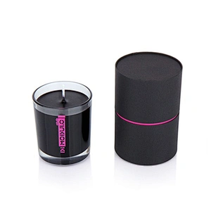 Recycled Kraft Cylinder Packaging Round Paper Gift Box Paper Tube Box Candle Jar Packaging Box