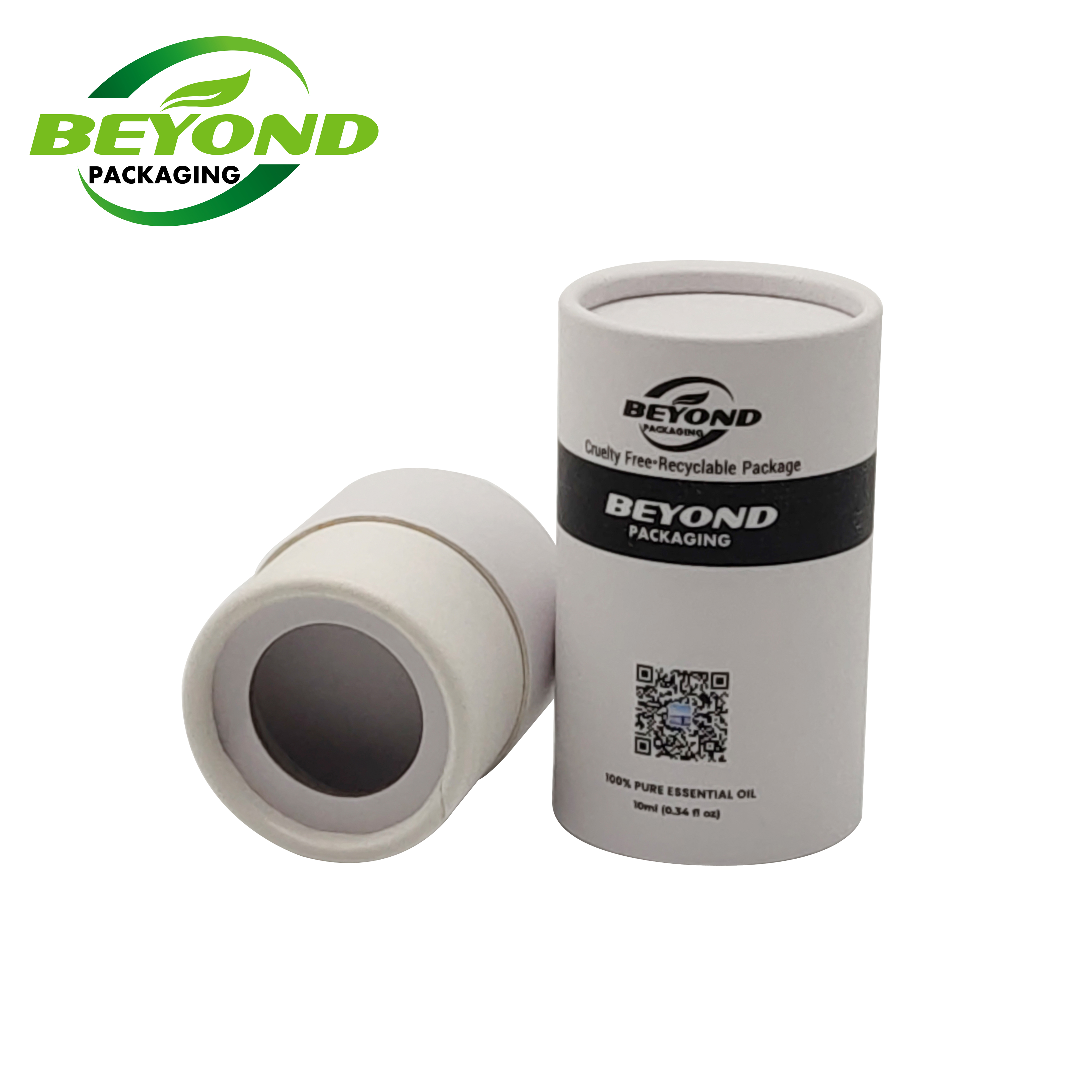 Recycled  High Quality New Design Paper Tube For Perfume  Bottle and Dropper Bottle Packaging With White Card Insert