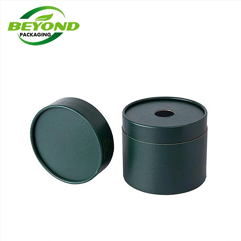 Eco Friendly Cylinder Core Recycled Cardboard Cosmetic Packaging Special Paper Foam Insert For 100ml Cosmetic Skin Care Bottle