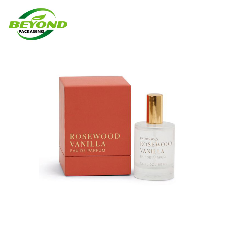 High Quality Cardboard Square Tube  Luxury Cosmetic Packaging Empty Rigid Perfume gift box packaging