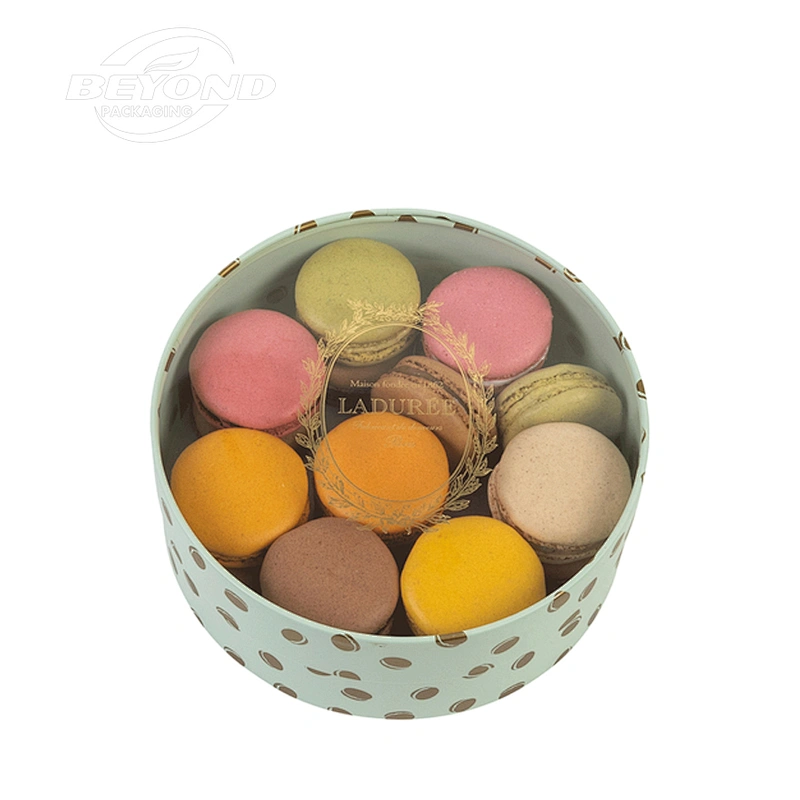 Wholesale cardboard kraft paper food chocolate packaging paper tube custom cardboard tube boxes clear pvc window