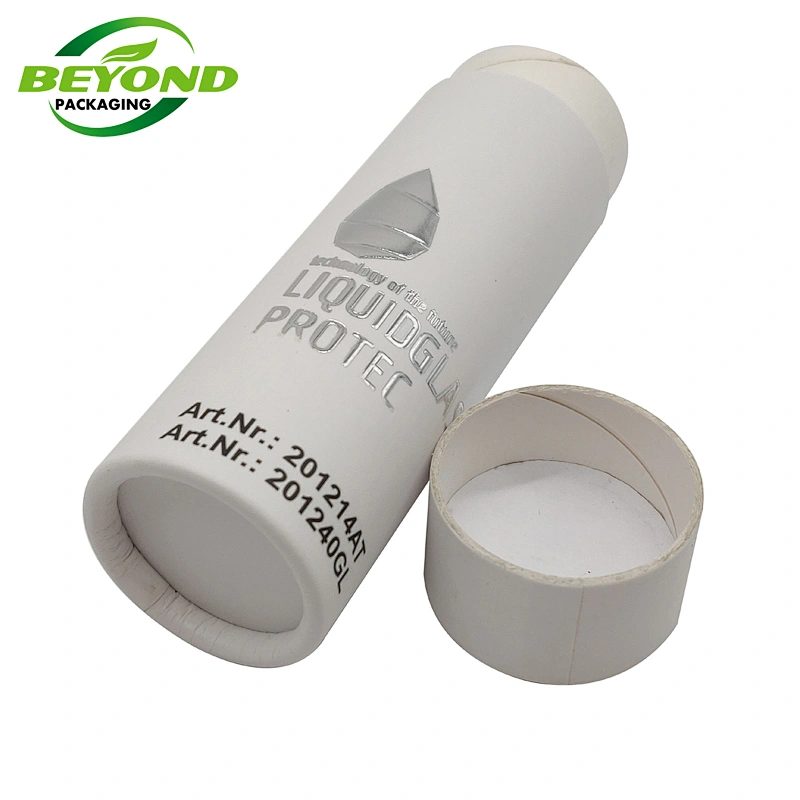 China Factory Supply High Quality White Paper Tube For Cosmetic Bottle Skin Care Glass Drop Bottle Packaging