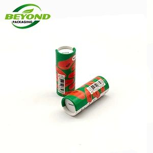 Customized White Craft Paper Custom Printing Biodegradable Push Up Paper Tube Container For 5ml Lip Balm