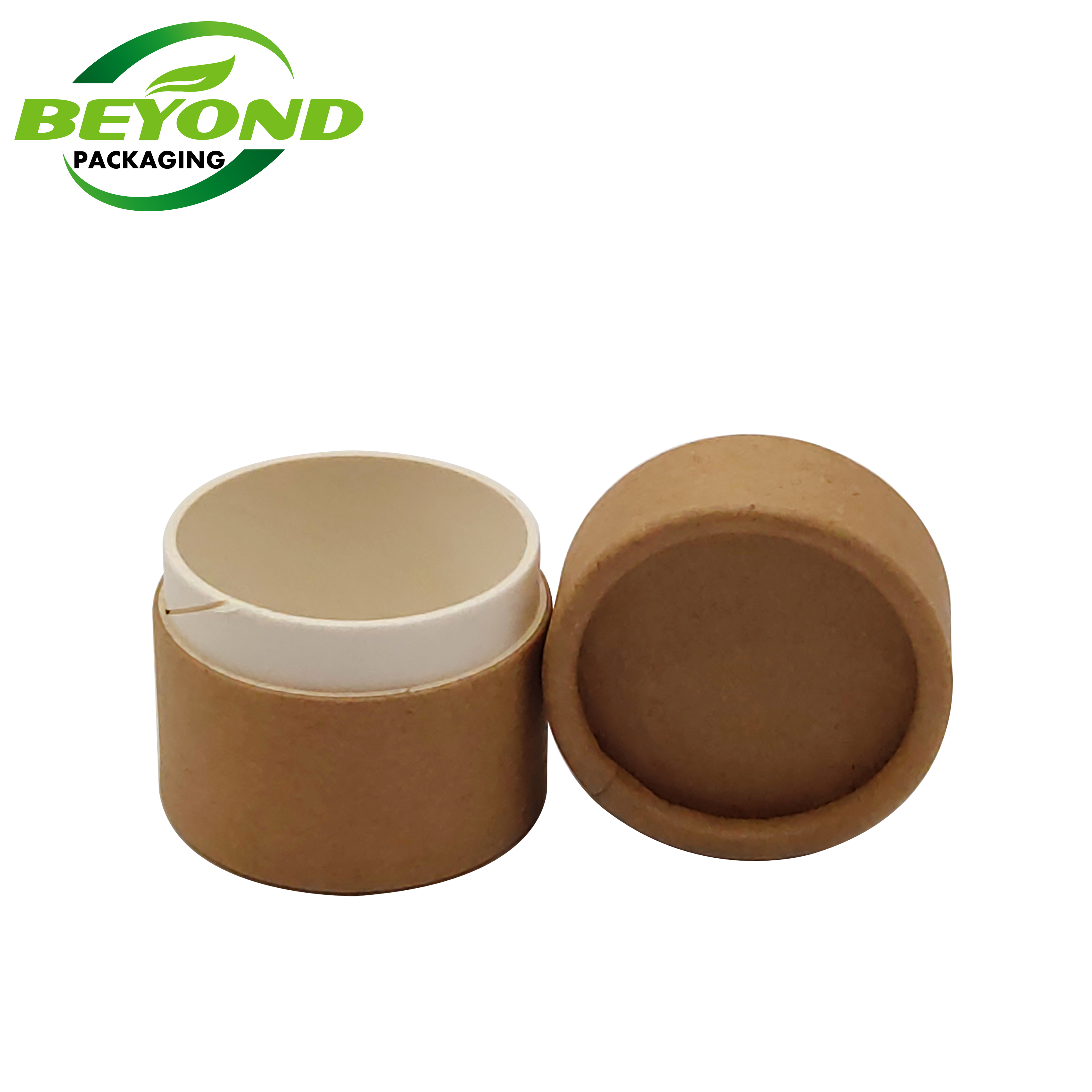 Hot Selling Products Natural Kraft Food Grade Oil Proof Lined Cute Empty 20g Lip Balm Container Paper Tube Packaging Deodorant