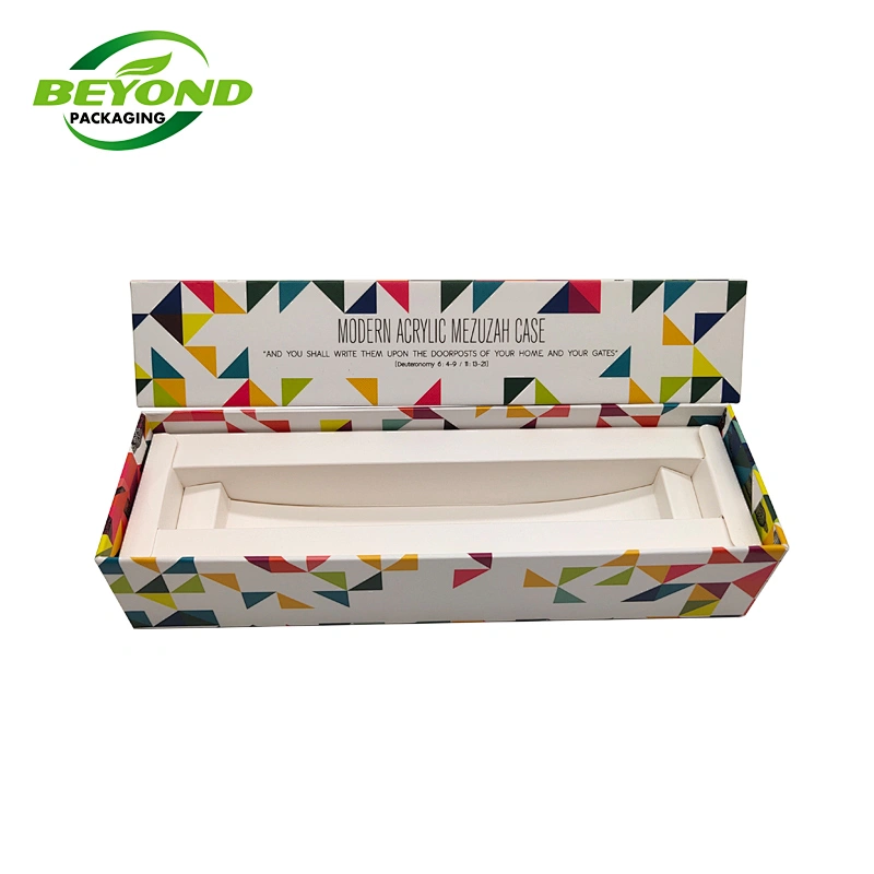 Environmental Protection Friendly Custom Logo Shipping Lid And Base Gift Box With Paper Insert For Cosmetics