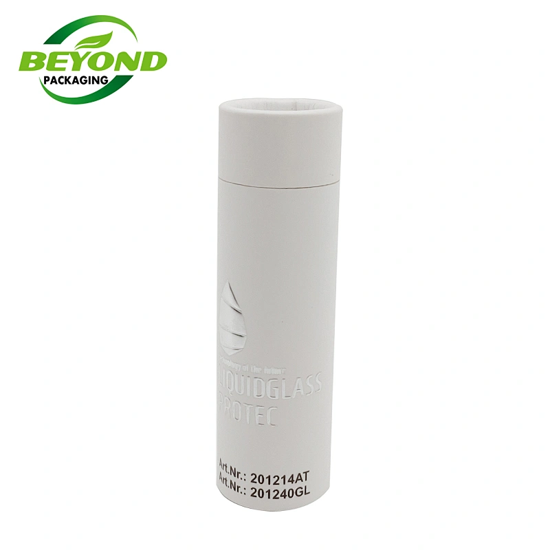 China Factory Supply High Quality White Paper Tube For Cosmetic Bottle Skin Care Glass Drop Bottle Packaging