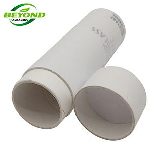 China Factory Supply High Quality White Paper Tube For Cosmetic Bottle Skin Care Glass Drop Bottle Packaging