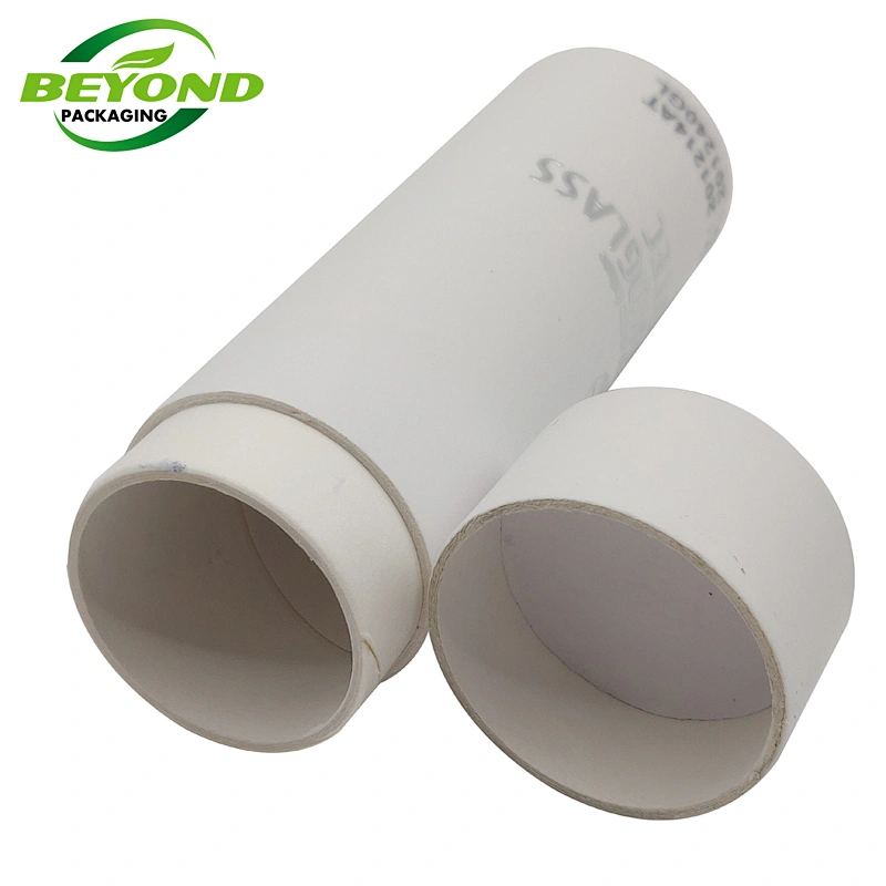 China Factory Supply High Quality White Paper Tube For Cosmetic Bottle Skin Care Glass Drop Bottle Packaging