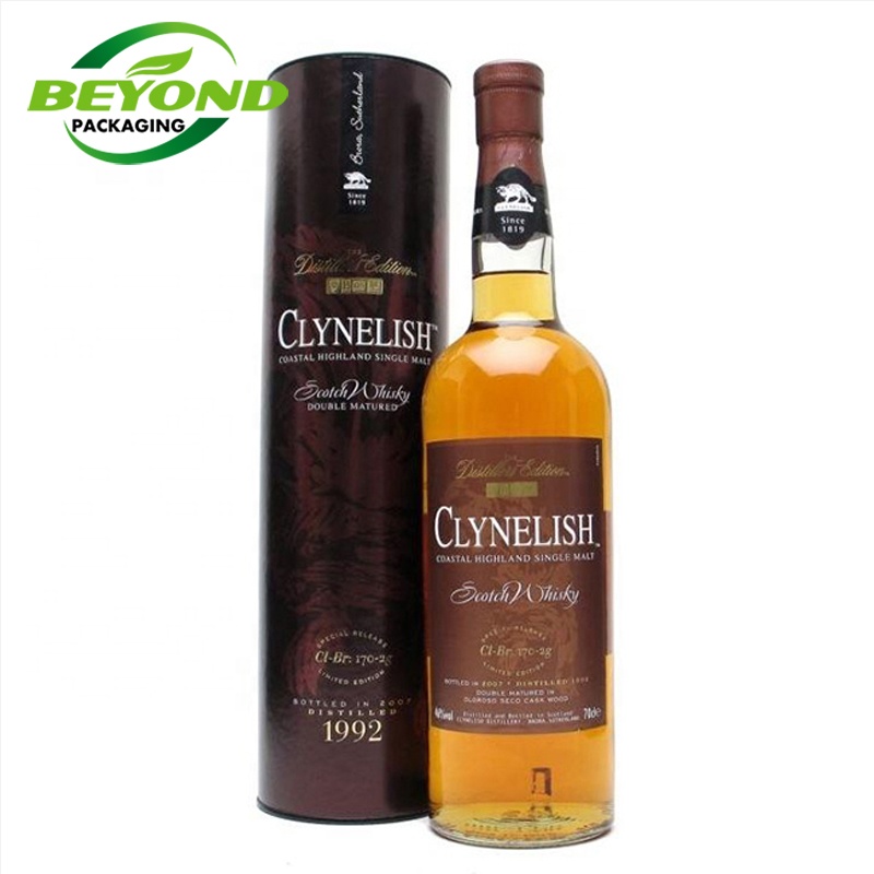 High-end Luxury Carton Tube Cardboard Tube Paper Tube Box Wine Packaging Hot sales