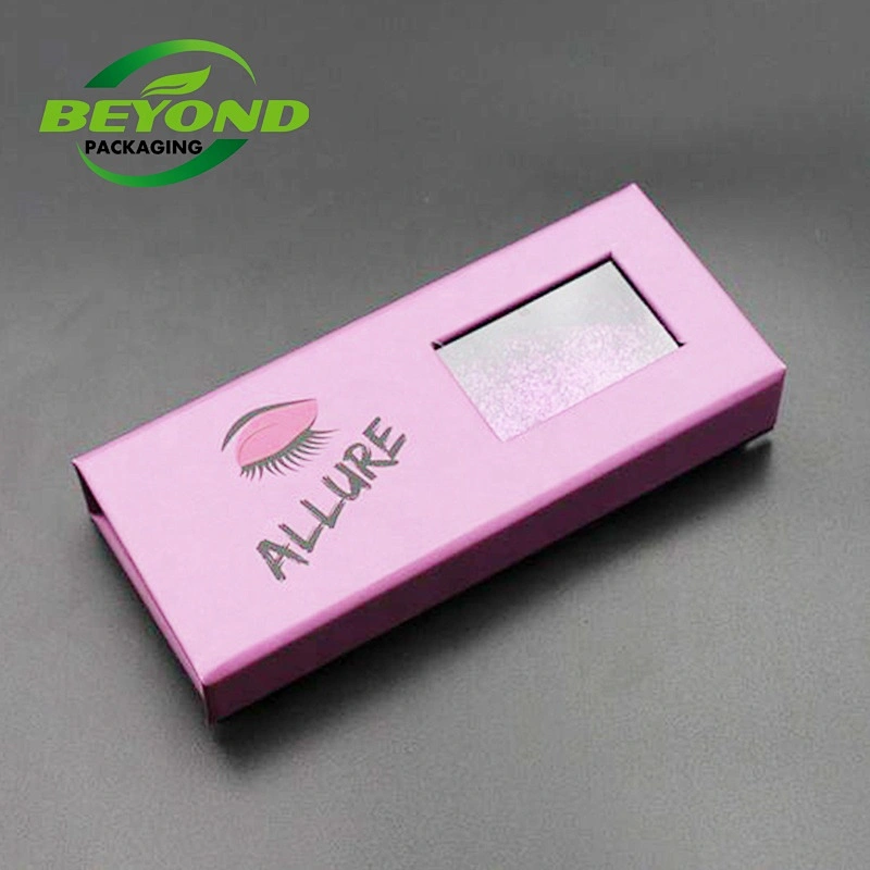 luxury custom logo print cosmetic extension storage pack magnetic closure gift packaging box for eyelash packaging