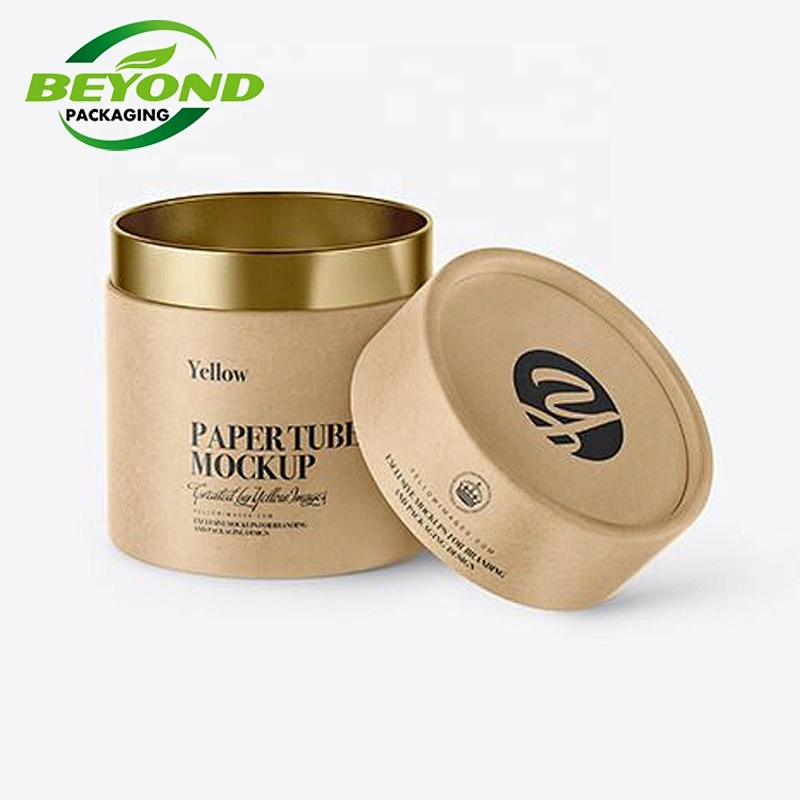 Eco Friendly Customized Cardboard CMYK Printing Soap Packaging Paper Cylinder Box Bottles Packaging Boxes With Logo