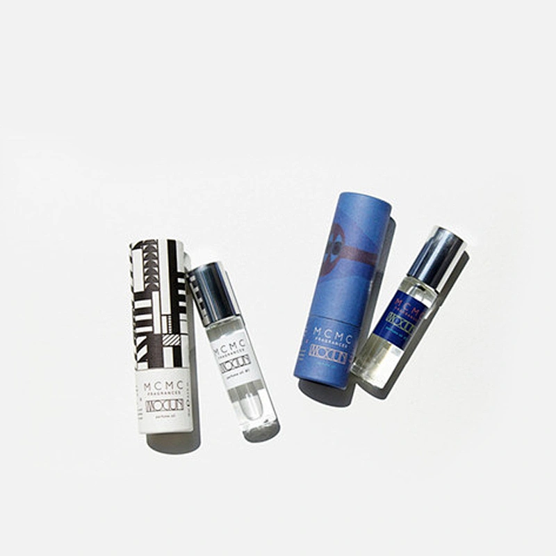 Luxury Custom Cylinder High Quality Cosmetic Cardboard Paper Gift Box For Perfume Packaging