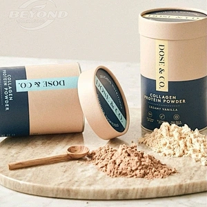 custom eco friendly recycled paper round cylinder food grade tea coffee push up cardboard natural kraft paper tubes packaging