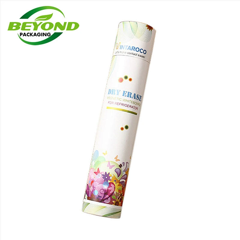 Eco Friendly Custom Made Brown Kraft Paper Core Natural Inner Paper Tube Packaging Box Cylinder Packaging For Incense Storage