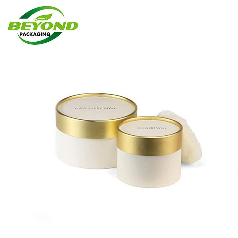High quality round kraft custom paper tube box packaging eco friendly packaging for cosmetic loose powder