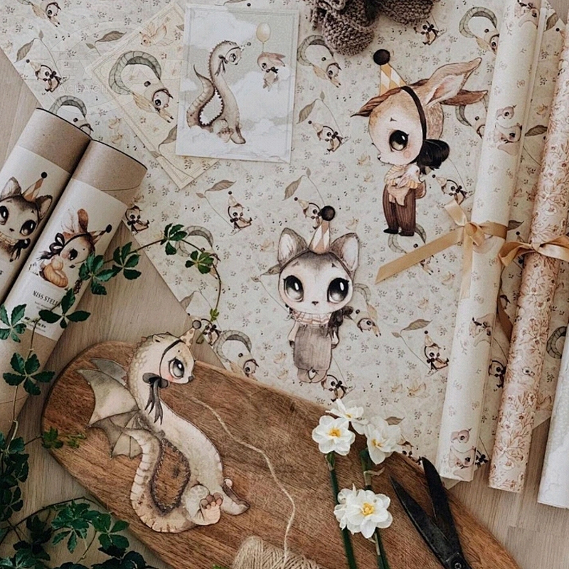 OEM Manufacturer Custom Printed Circle-Shaped Cardboard Special Paper Tube Packaging For Poster Wallpaper Mailing Packaging