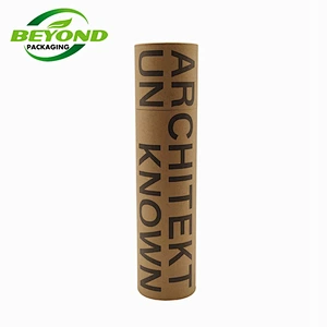 Eco Friendly Custom Design Long Cylinder Kraft Paper Tube For Carpet Packaging