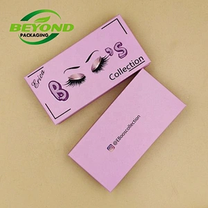 luxury custom logo print cosmetic extension storage pack magnetic closure gift packaging box for eyelash packaging