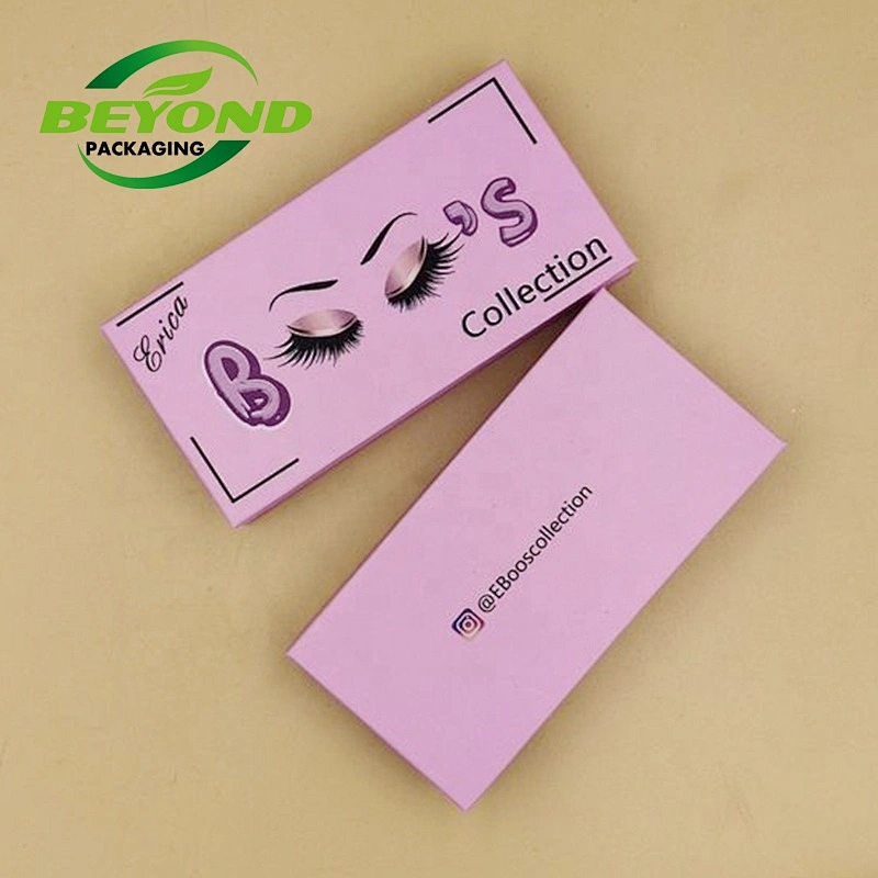 luxury custom logo print cosmetic extension storage pack magnetic closure gift packaging box for eyelash packaging
