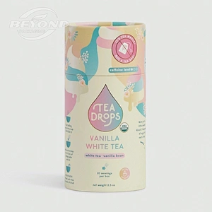 Custom aromatherapy kraft paper cylinder cardboard paper tube for Essential oil packaging
