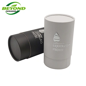 Custom Eco Friendly Recycled Kraft White Cardboard Gold Stamping Cosmetic Skin Care Container Box Packaging Paper Tube