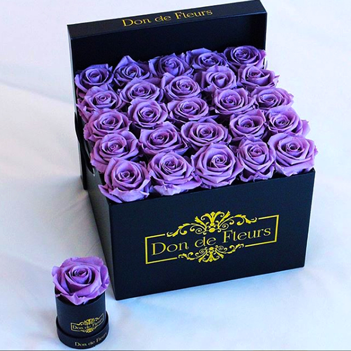 Black cardboard custom gift boxes for flowers arangement with lid bouquet square boxes with printed logo