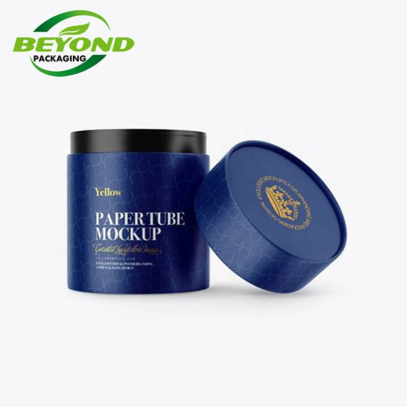 Eco Friendly Customized Cardboard CMYK Printing Soap Packaging Paper Cylinder Box Bottles Packaging Boxes With Logo