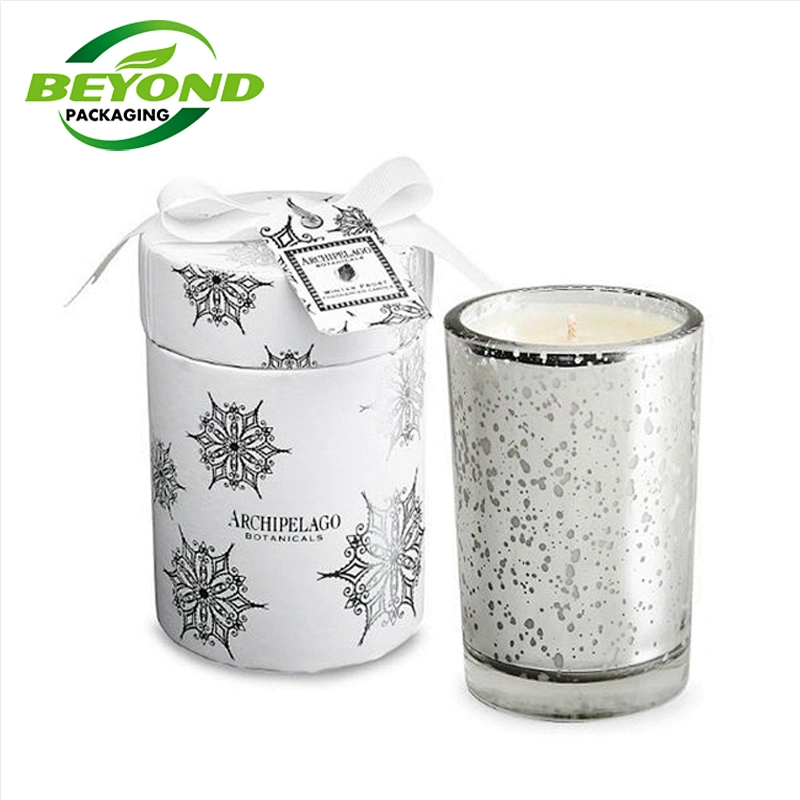 Customized Recoverable Size Logo Printing Packaging Biodegradable Cardboard Candle Paper Tube Packaging Gift