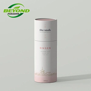 Customized eco friendly cosmetic container paper tube for essential oil perfume bottle Cosmetics