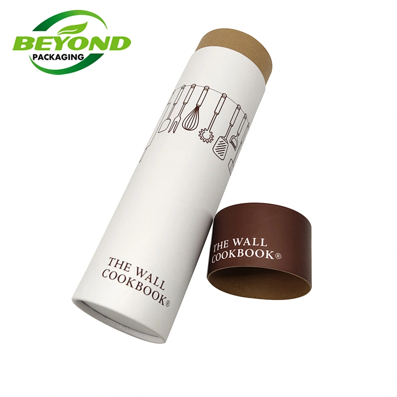 Customized Carton Long Cardboard Packaging Rolled Edge Lids Paper Tube Mail Box