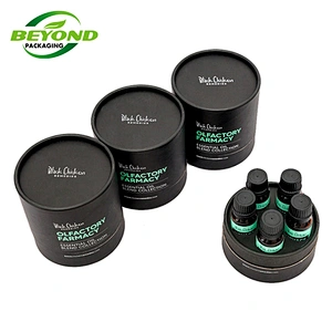 Wholesale  Private Custom Design Skincare Cosmetic Paper Tube For Essential Oil 10ml Bottles Set