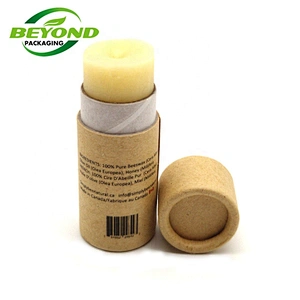 Eco Friendly Push Up Sun Scream Paper Tube Biodegradable  Packaging Cardboard Deodorant Stick Packaging Paper Tube Container
