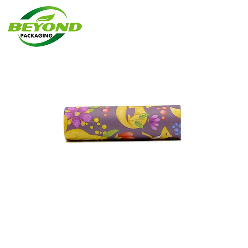 Round Empty Twist Up Paper Tube Packaging For Christmas Lipstick Environmental Protection And Recycling Custom Printing