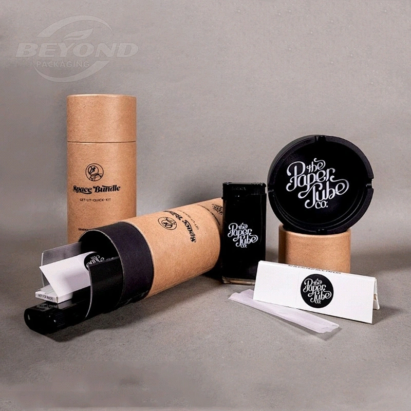 Eco Friendly Beauty Nutritional Herbal Supplement Safety Packaging Paper Tube With Superfood Gift Box Package