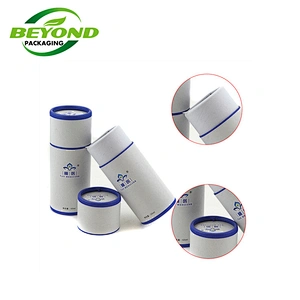 Eco Friendly High Quality Luxury Customized CMYK Color Cosmetic Circle Box Packaging Paper Tube For Essential Oil Bottle
