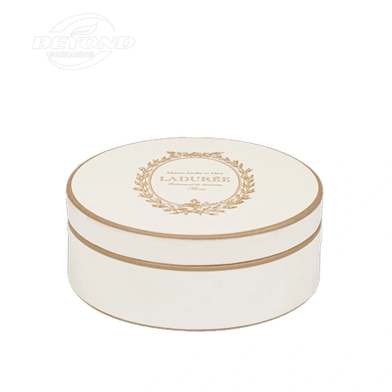 Wholesale Food Grade Chocolate Craft Kraft Paper Tube Boxes Packaging Customized Printed with Rolled Edge Cylinder Canister