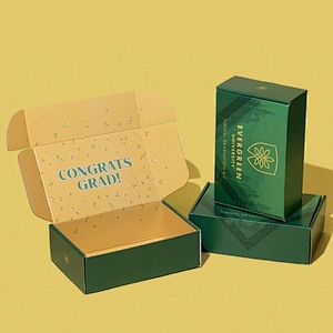Customized High Quality Low Price Foldable Corrugated Box For Clothes Cosmetic Gift Mailer Shipping Box Rectangle Packing Boxes