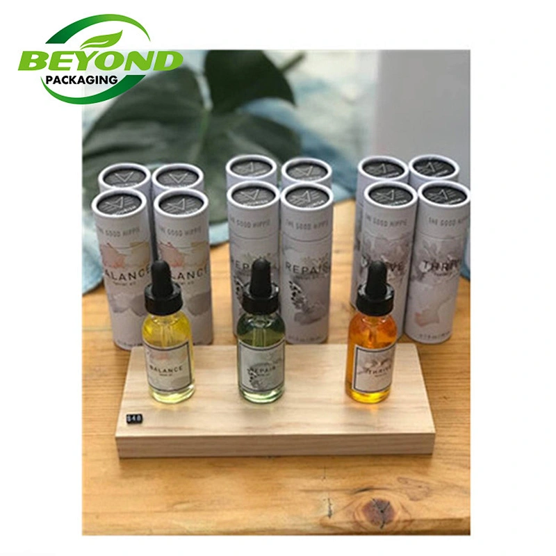 Wholesale Luxury Round Cosmetic Customized Paper Perfume/Essential Oil Packaging For Cosmetics Bottles