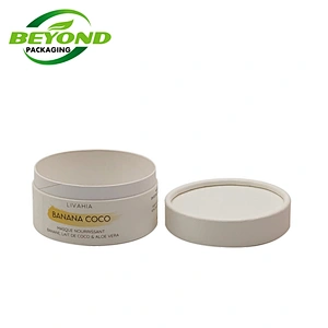 Customized Logo Design Printed Fancy Paper Cosmetic Box Packaging Tube Round Cylinder Skin Care Gift Boxes
