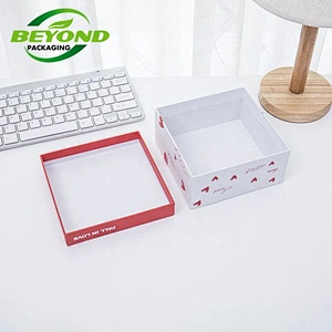 Christmas product gift boxes custom loho for book set with ribbon closure