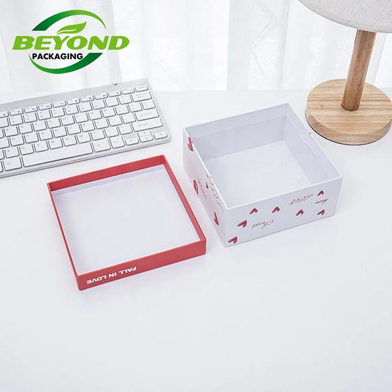 Christmas product gift boxes custom loho for book set with ribbon closure