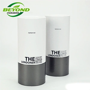 Eco friendly white high quality kraft cardboard cylinder round for LED light bulb custom logo paper tube packaging