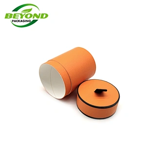 Hot sale custom printing cylindrical packaging scarf round tube packaging for luxury gift box packaging