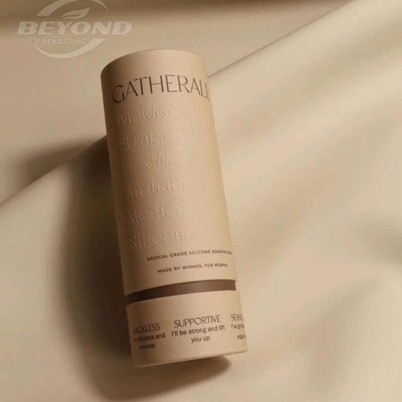 Environmentally Friendly Materials Round Cylinder Paper Tube Packaging For Gift