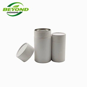 Hermetic Custom Round Paper Packaging with Biodegradable Food Grade Paper Box Airtight Spice Container