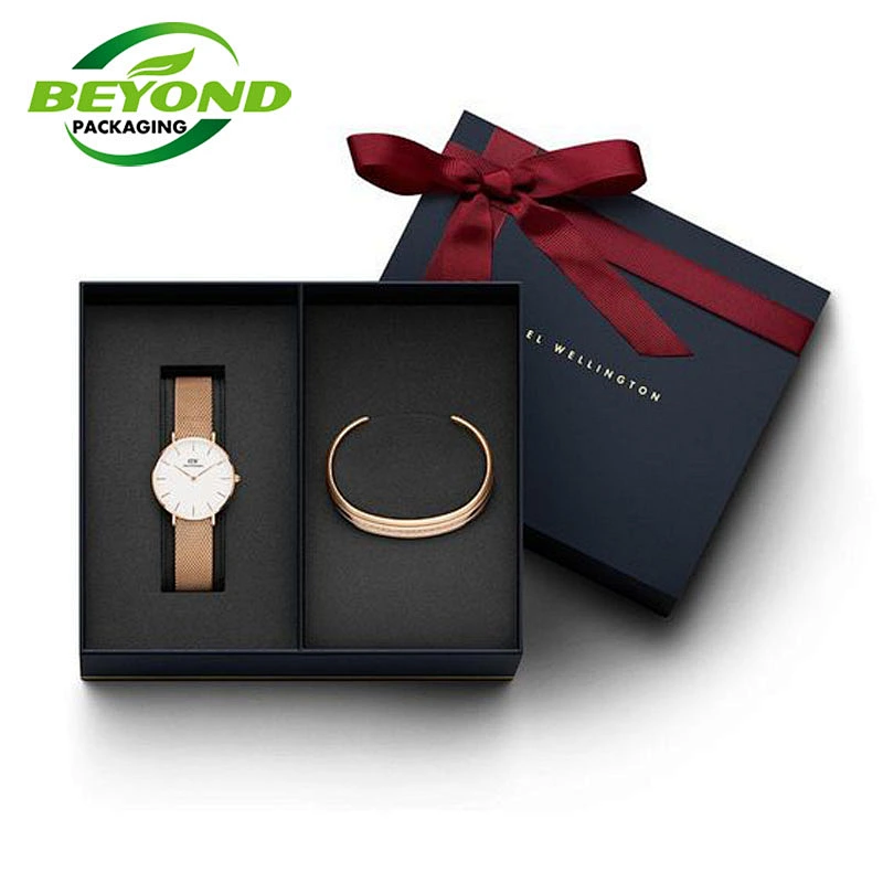 Biodegradable Luxury Customized Logo Printed Gift Boxes Customized Design Lid And Base Paper Box For Jewelry